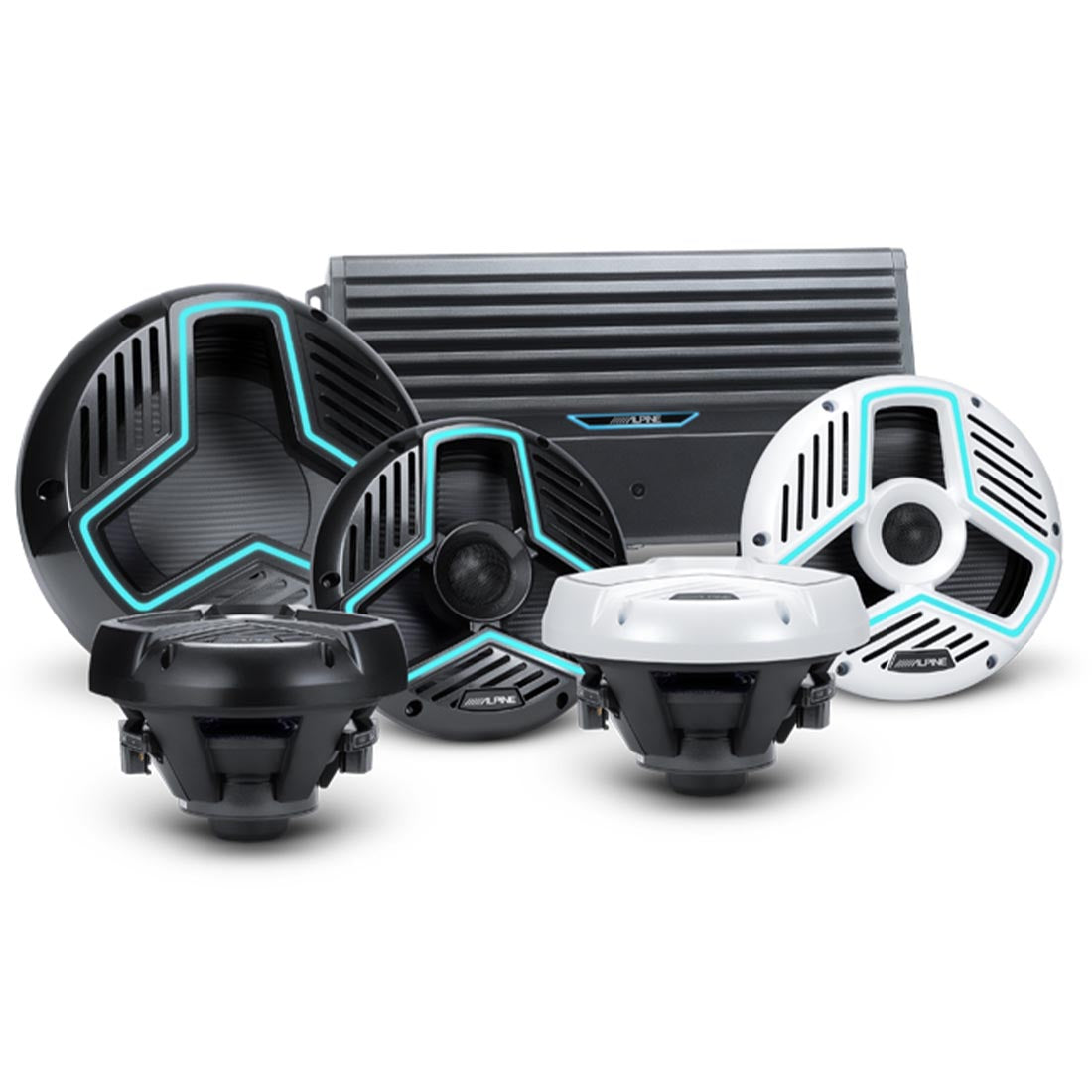Alpine M-A110V 5-Channel Marine Amplifier