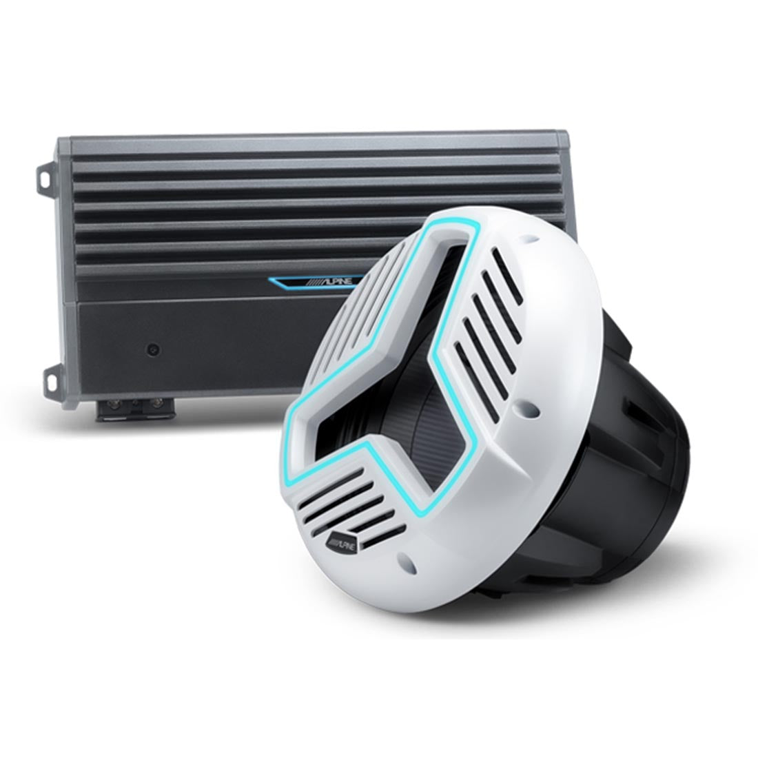 Alpine M-A120M 1200W Mono Marine Amplifier with IPX6 Waterproof Chassis