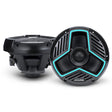 Alpine MRN-S88-LB 8.8" 2-Way Marine Speakers with RGB LED Lighting - Black