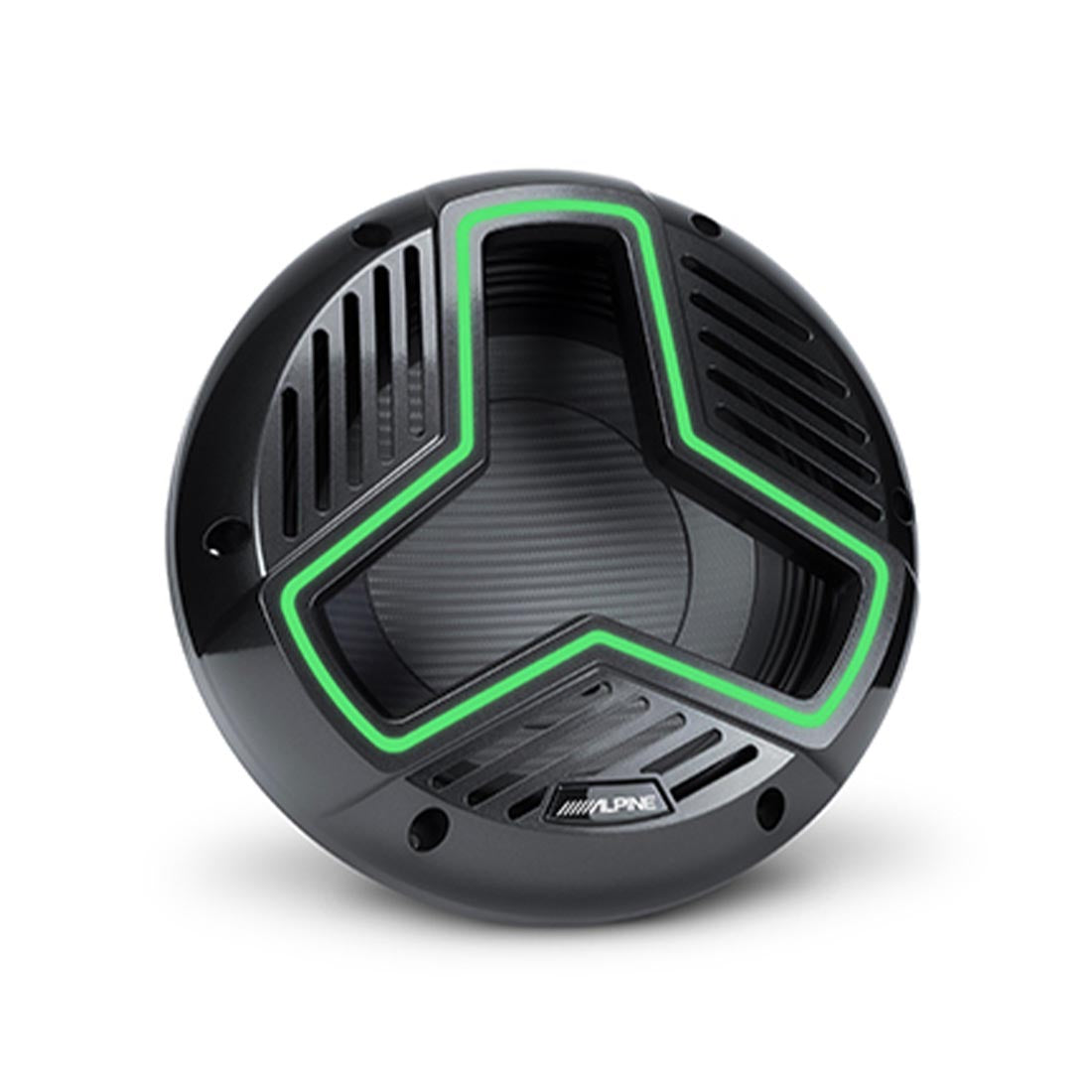 Alpine MRN-W10S4-IB-LB 10" 4-Ohm Infinite Baffle Marine RGB Subwoofer - Black - Each