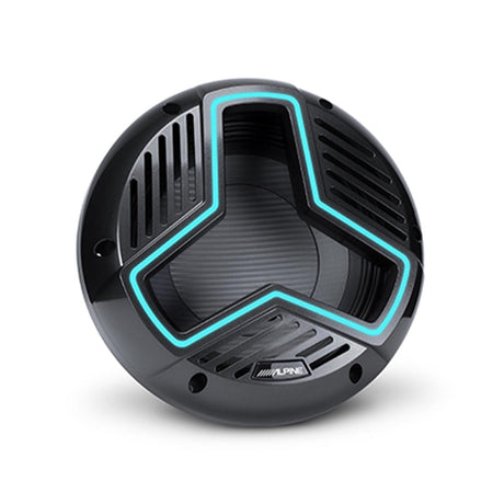 Alpine MRN-W10S4-IB-LB 10" 4-Ohm Infinite Baffle Marine RGB Subwoofer - Black - Each