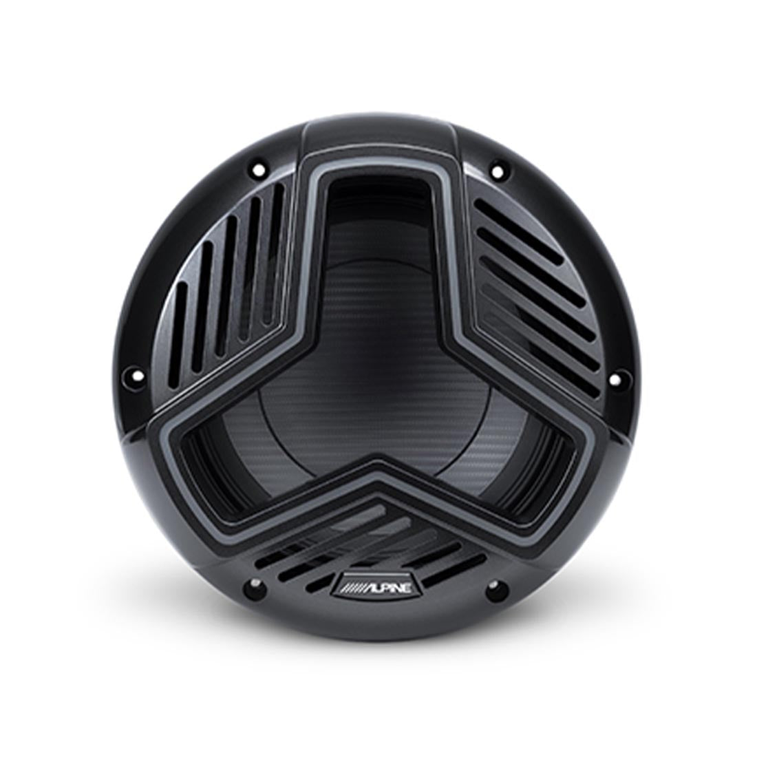 Alpine MRN-W10S4-IB-LB 10" 4-Ohm Infinite Baffle Marine RGB Subwoofer - Black - Each