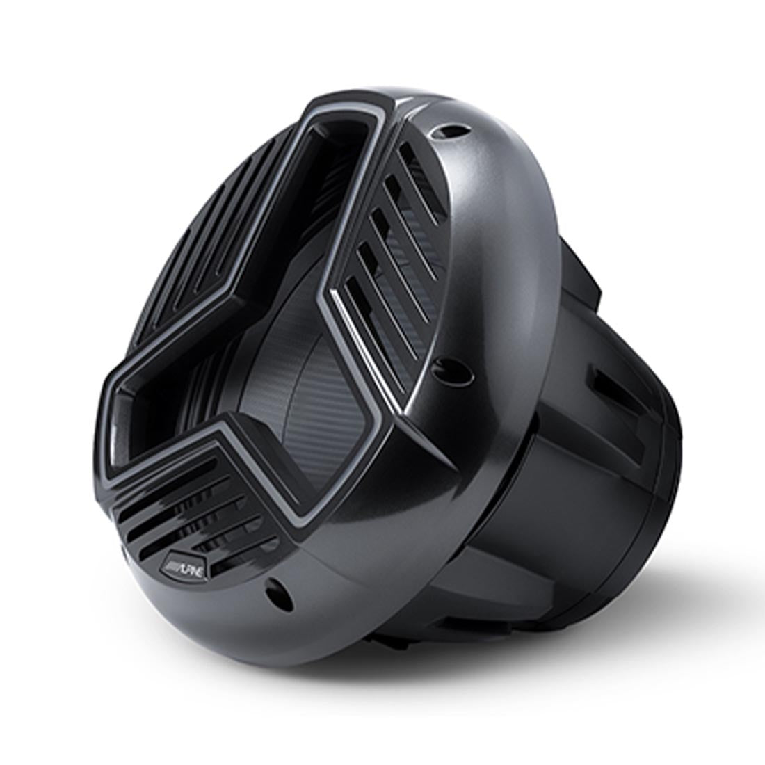 Alpine MRN-W12S4-IB-LB 12" 4-Ohm Infinite Baffle Marine RGB Subwoofer - Black - Each