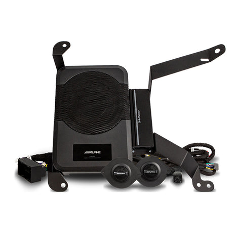 Alpine PSS-23WRA2 Powered Sound System Upgrade for the 2018-23 Jeep Wrangler JL and 2020-23 Jeep Gladiator JT