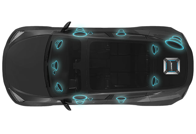  Alpine PSS-TSLA-21Y 13-Speaker Sound System Upgrade for the 2020-21 Tesla Model Y