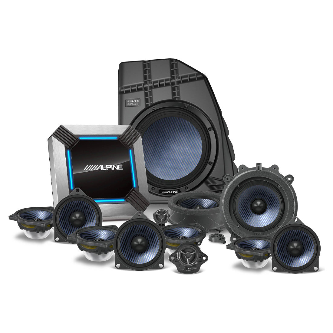 Alpine PSS-TSLA-22Y 13-Speaker Sound System Upgrade for the 2022-23 Te - Gibbys