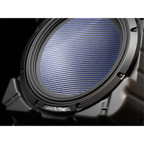 Alpine PSS-TSUB-TYA 10" Custom-Fit Subwoofer with Sealed Enclosure and Mono Upgrade Kit for Select 2020-25 Tesla Model Y