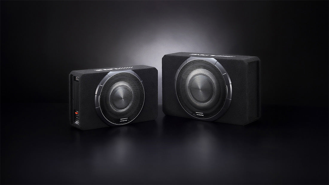 Alpine PWV-SB10 Halo Series 10" BassRev Active Subwoofer with OPTIM Sync Technology (PWVSB10)