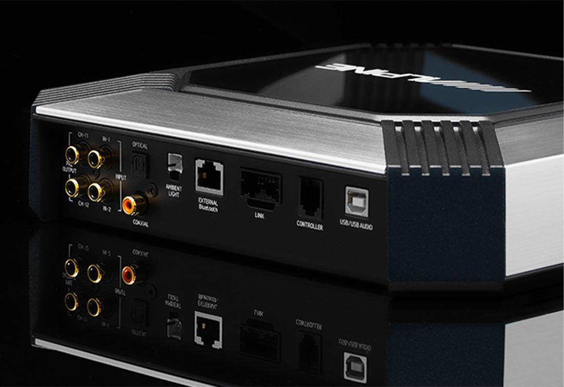 Alpine PXE-X121-12EV EV-Series 12-Channel Hi-Res Digital Sound Processor and Amplifier