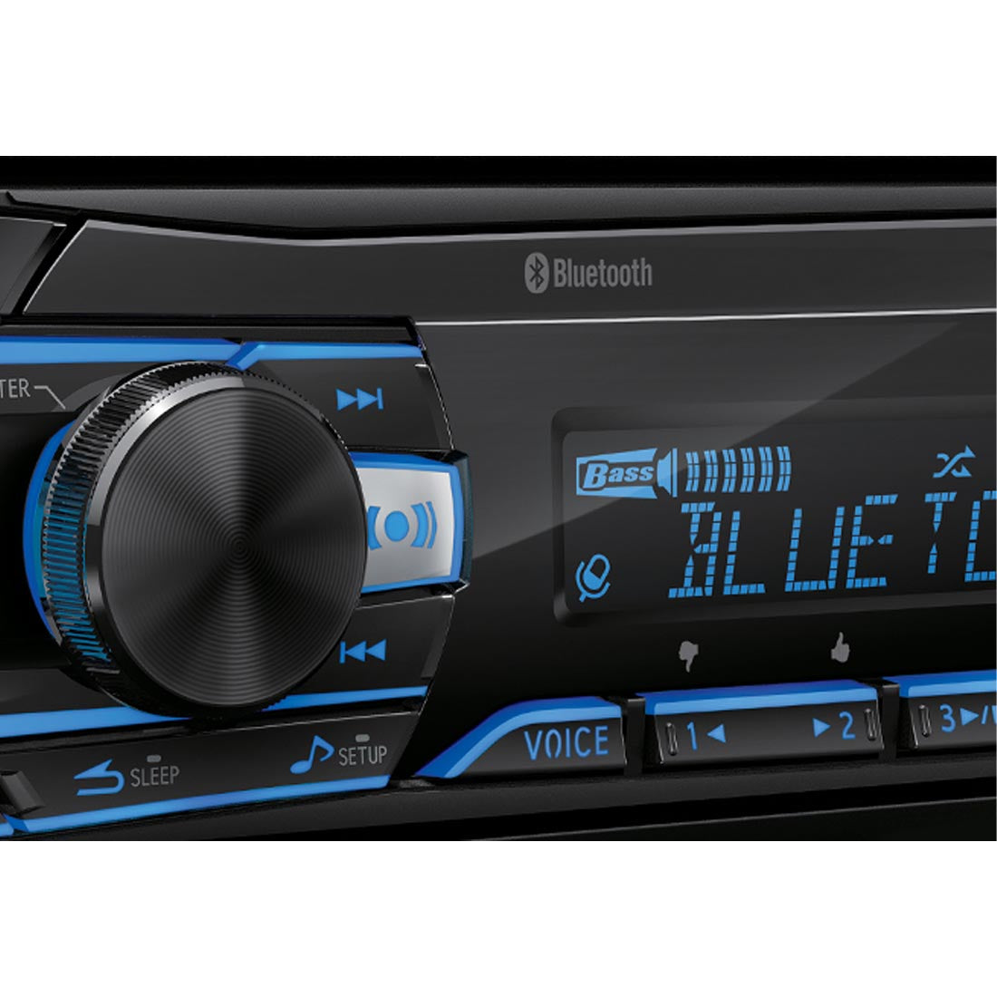 Alpine UTE-83BT Single-DIN Digital Media Receiver with Bluetooth