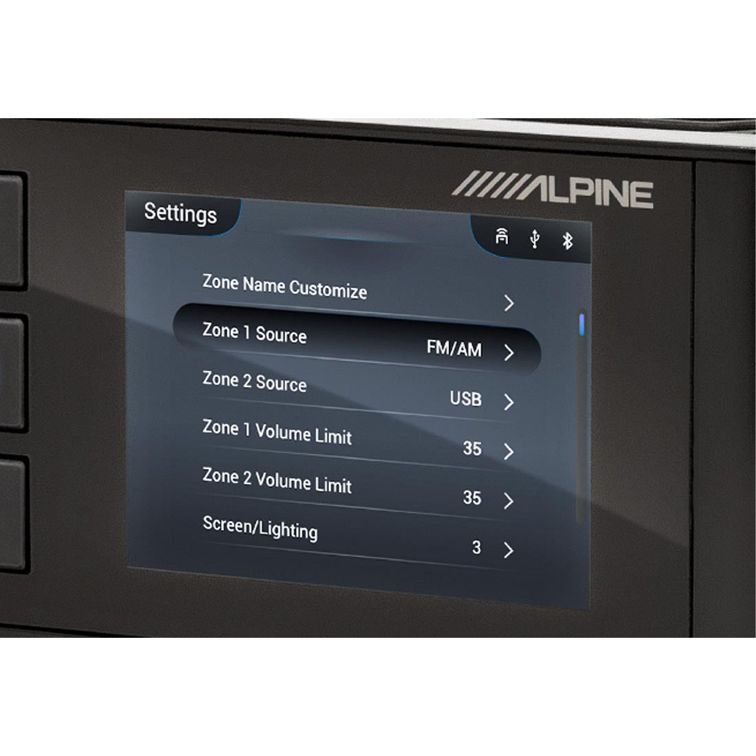 Alpine UTE-MN801 Waterproof Marine Bluetooth Receiver with NMEA 2000