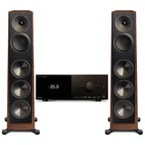 Anthem MRX 1140 8K AV Receiver | Paradigm Founder 120H Floor Standing Speaker - Walnut  - Pair - Bundle