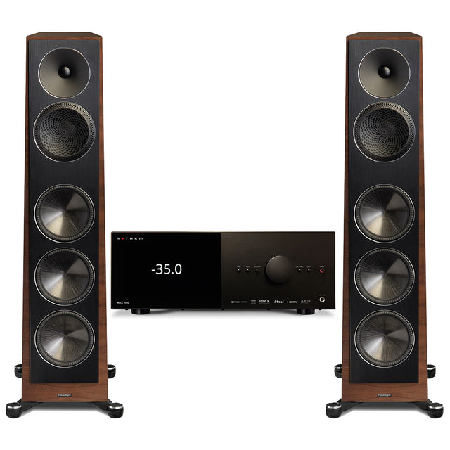 Anthem MRX 1140 8K AV Receiver | Paradigm Founder 120H Floor Standing Speaker - Walnut  - Pair - Bundle