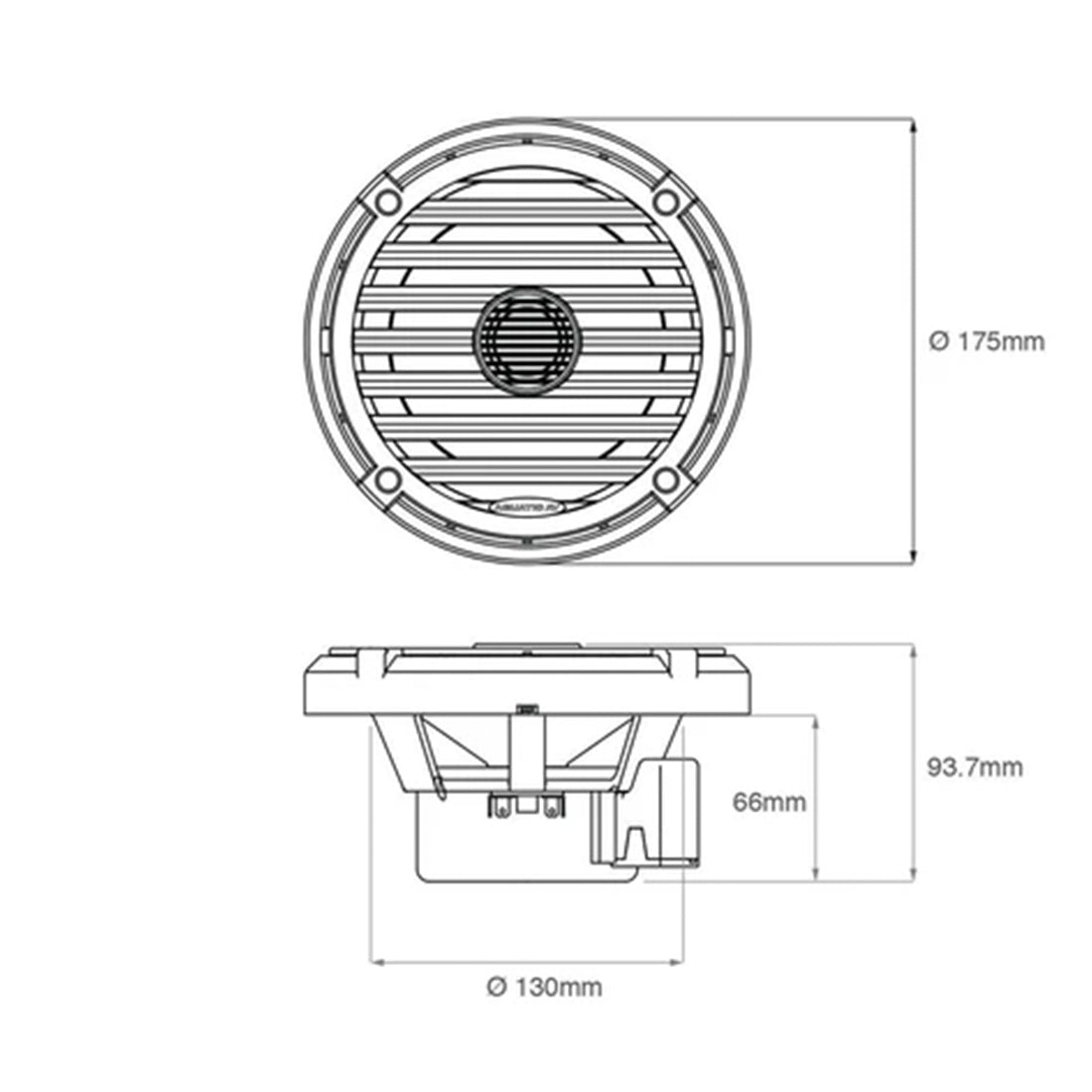 Aquatic AV EL42 Marine Speakers - Pair