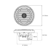 Aquatic AV EL42 Marine Speakers - Pair