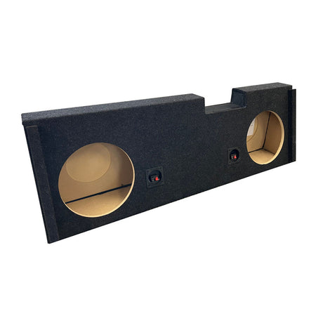 Atrend A184-12CPV- Dual 12" Sealed Subwoofer Enclosure for 2007-2023 Chevrolet Silverado and GMC Sierra Crew Cab