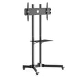 ErgoAV BETCL1-01B Cart for TVs 40" to 75" with Height Adjust