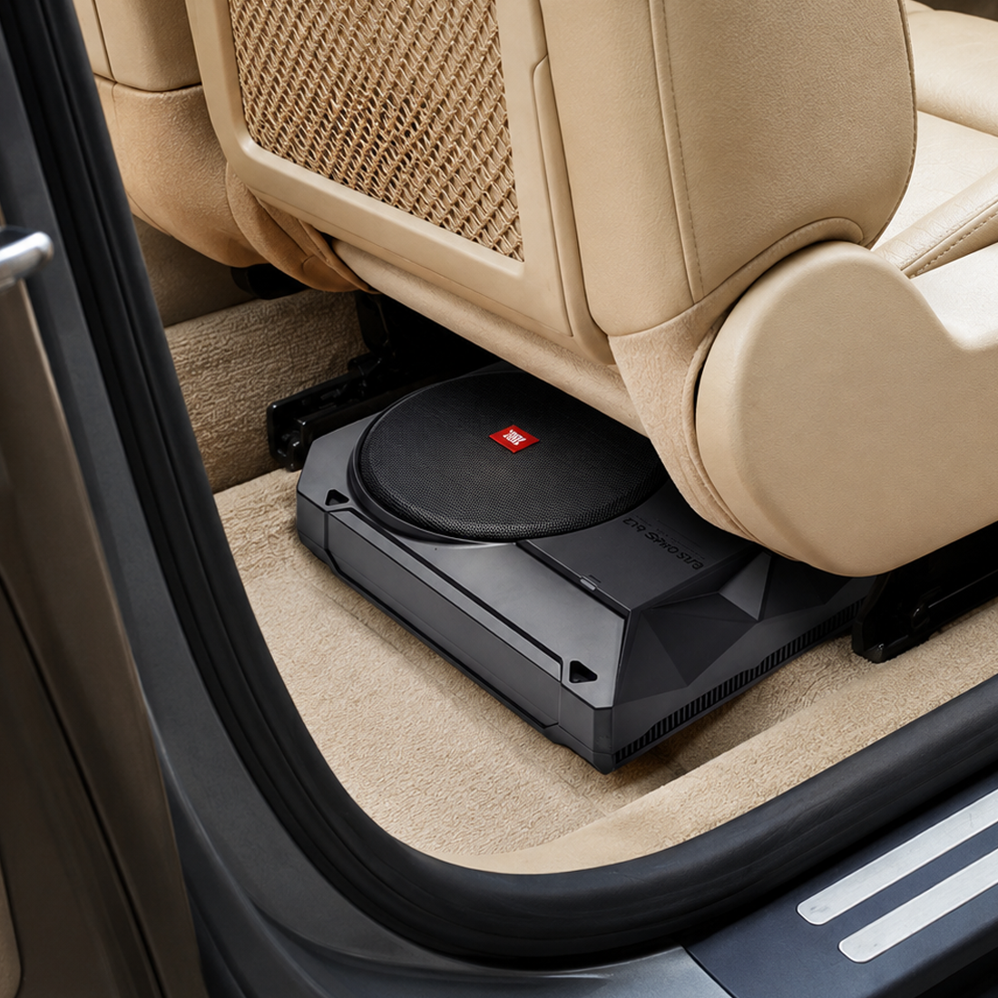 JBL BassPro SL2 Self-Powered Underseat Subwoofer System with 8" Woofer - Black