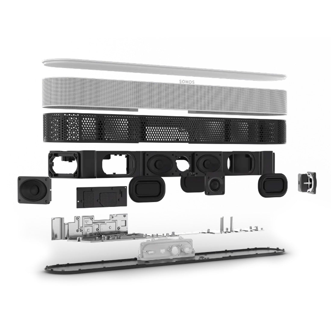 Sonos Beam (Gen 2) Compact Soundbar with Dolby Atmos - Black