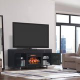 Bell'O NEWENTB New Enterprise Classic Flame TV Stand - Black