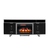 Bell'O NEWENTW New Enterprise Classic Flame TV Stand - White
