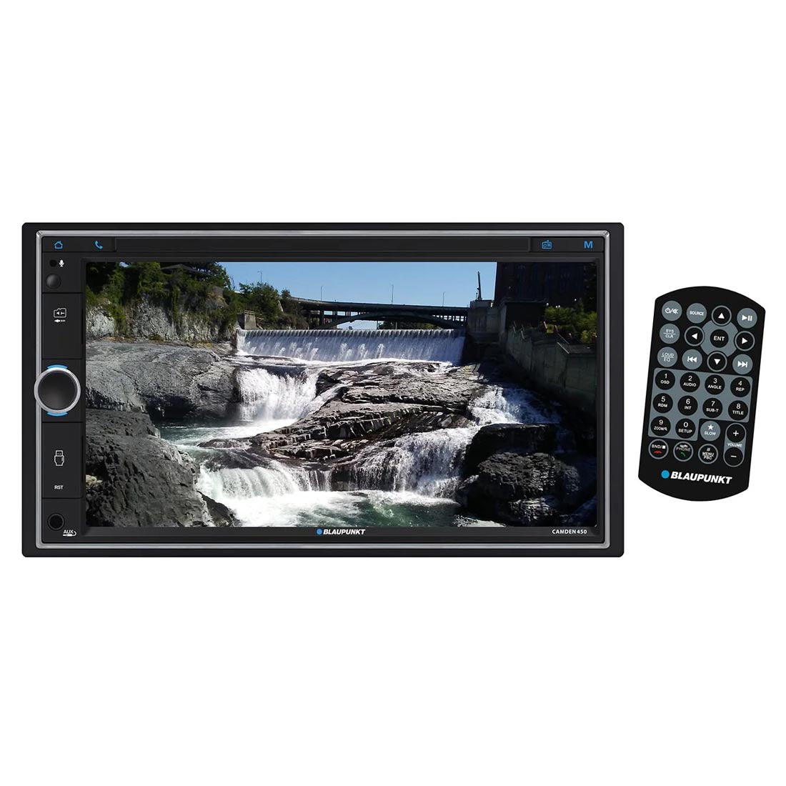 Blaupunkt CAMDEN450 6.9" Double DIN DVD Receiver with Bluetooth / USB / Aux / MicroSD