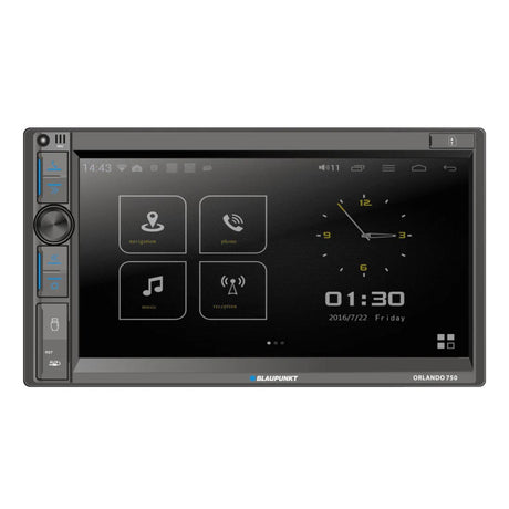 Blaupunkt ORLANDO750 Double Din Receiver 6.95" - USB / AUX / BT / Apple CarPlay / Android Auto