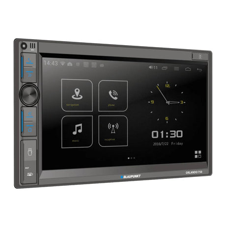Blaupunkt ORLANDO750 Double Din Receiver 6.95" - USB / AUX / BT / Apple CarPlay / Android Auto