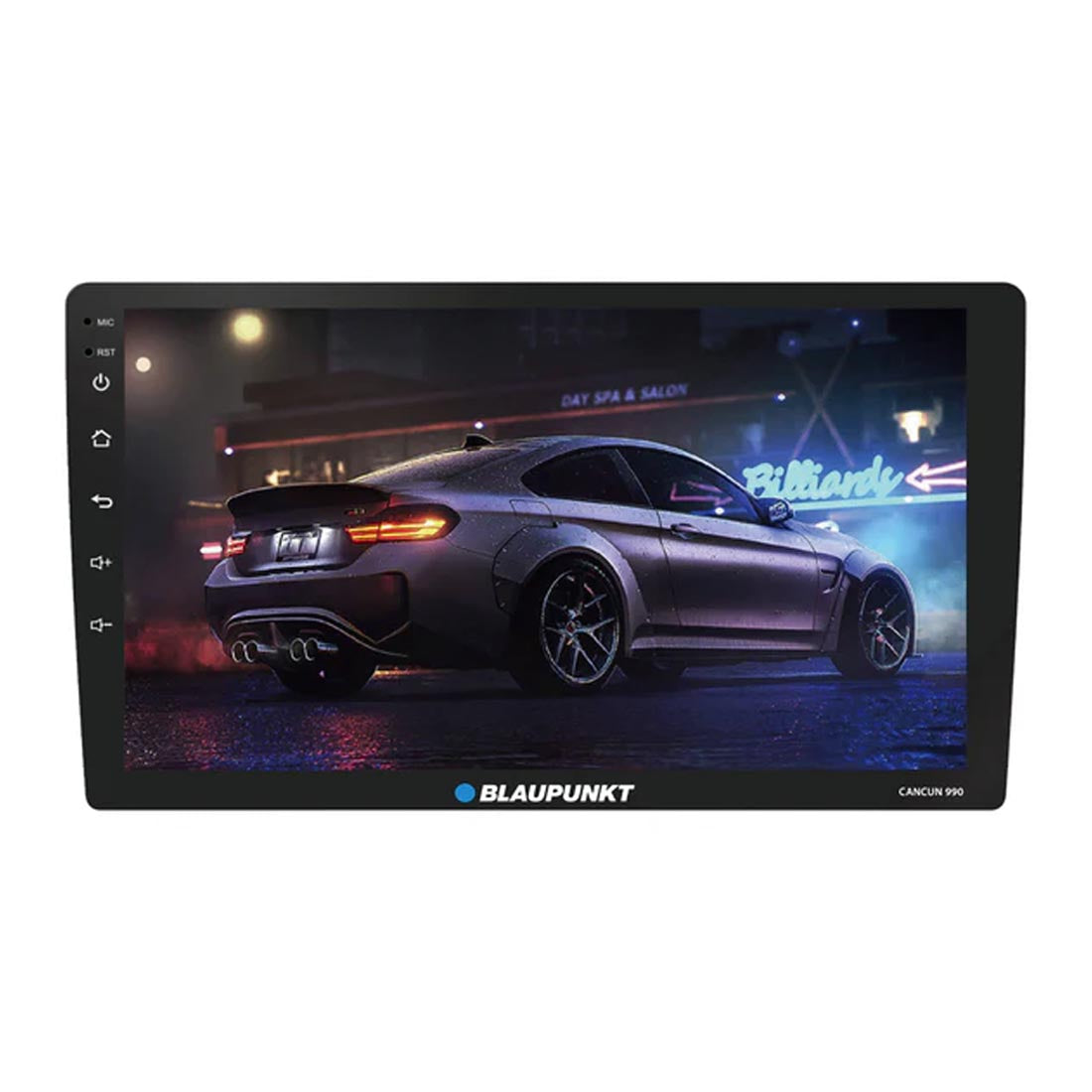 Blaupunkt CANCUN990 9" Single DIN Floating Mount Receiver with Wireless Apple CarPlay and Android Auto