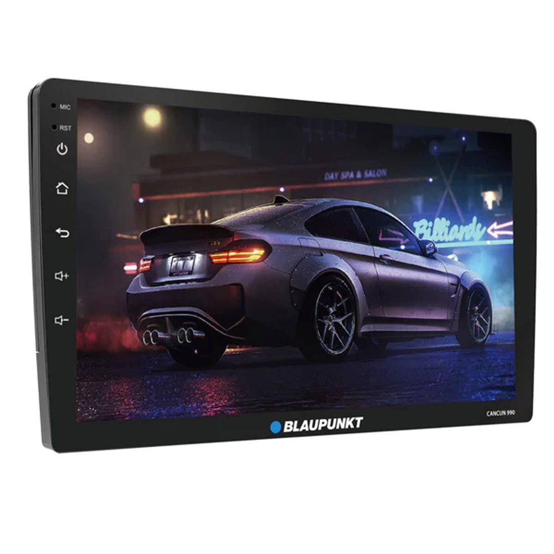 Blaupunkt CANCUN990 9" Single DIN Floating Mount Receiver with Wireless Apple CarPlay and Android Auto