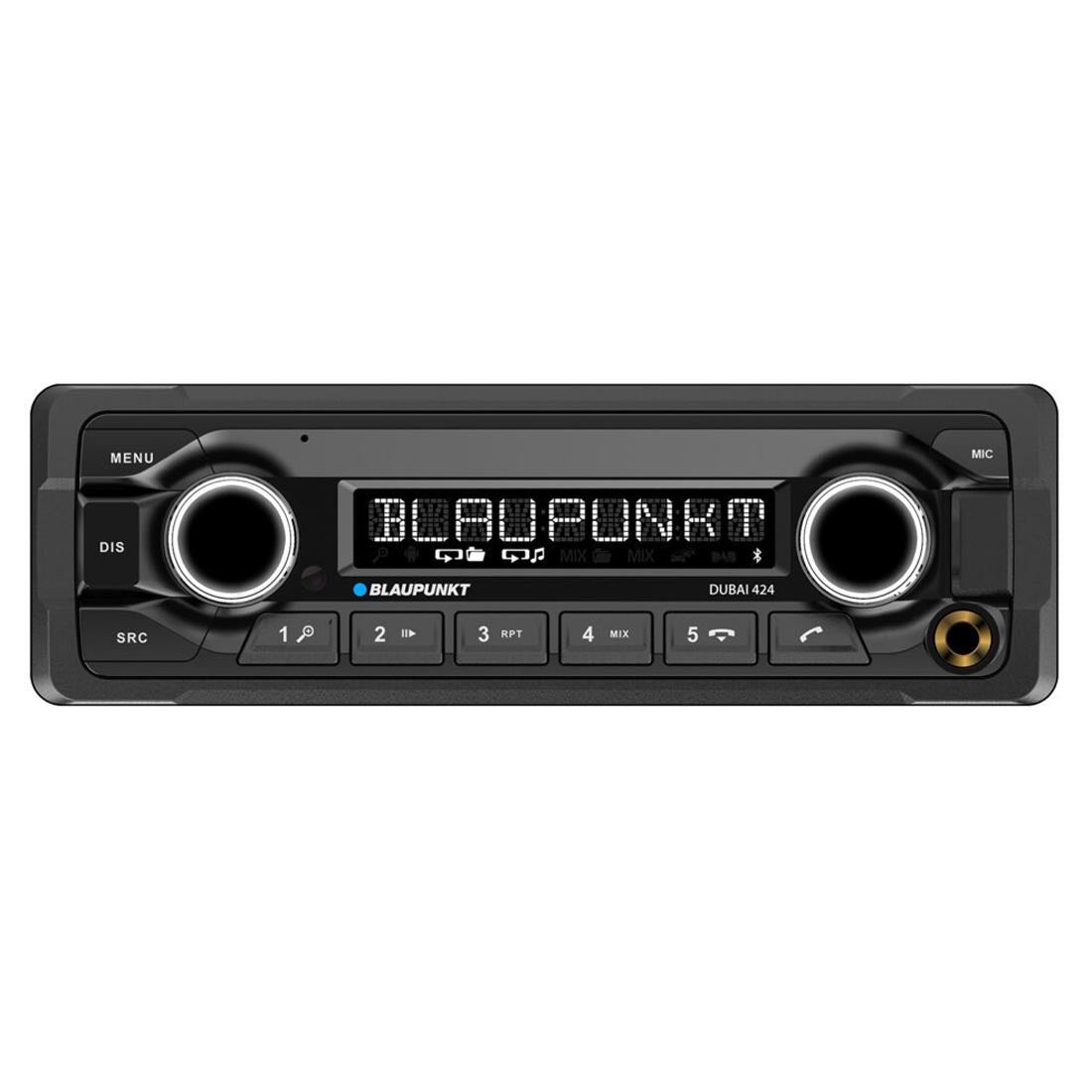 Blaupunkt DUBAI 424 24V Single DIN Heavy Duty Mechless Receiver