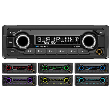 Blaupunkt DUBLIN 412 12V Single DIN Heavy Duty Mechless Receiver