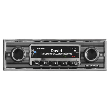 Blaupunkt FRANKFURT Stereo MB Single DIN Mechless Retro Receiver with Bluetooth