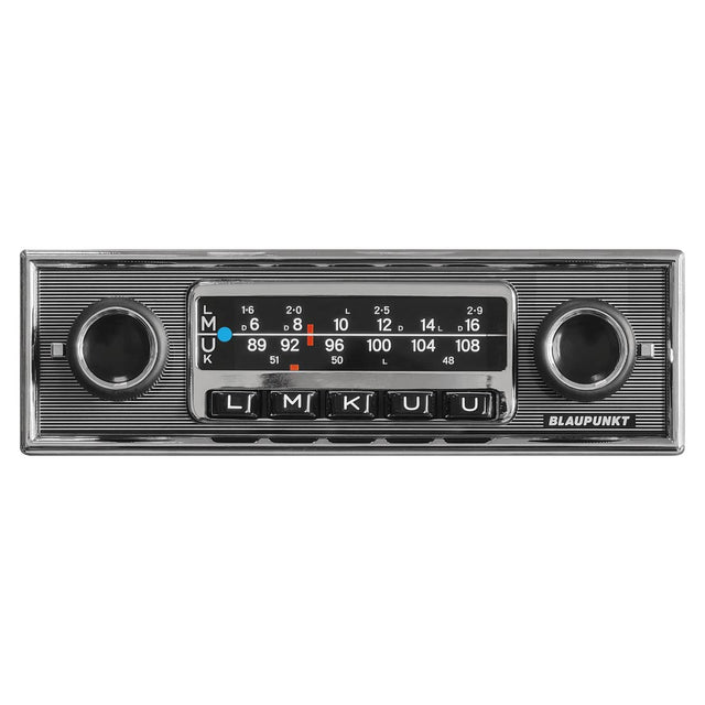 Blaupunkt FRANKFURT Stereo MB Single DIN Mechless Retro Receiver with Bluetooth