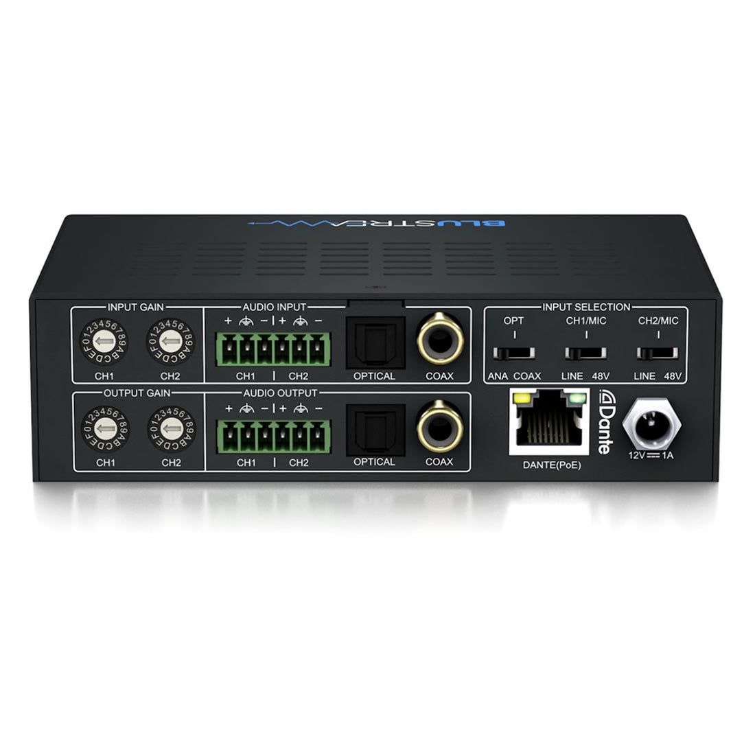 Blustream DA22DIG 2x2 Digital And Analogue Dante Converter