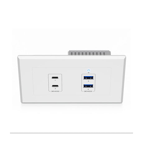 Blustream UEX3D-WP-EU USB 3.2 Gen1 HDBaseT Wall Plate Extender (UEX3DWPEU)