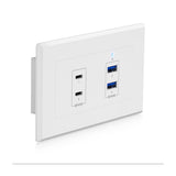 Blustream UEX3D-WP-EU USB 3.2 Gen1 HDBaseT Wall Plate Extender (UEX3DWPEU)