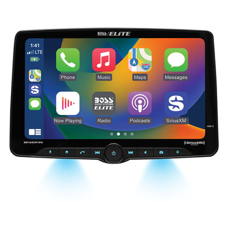 Boss Audio Elite BE12ACP.WX Digital Multimedia Receiver | Sirius XM Tuner - Bundle (BE12ACP.WX_SXM)