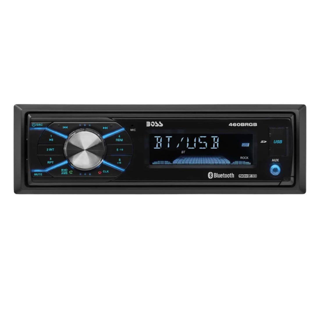 Boss Audio 460BRGB Single-Din Bluetooth Digital Media Receiver