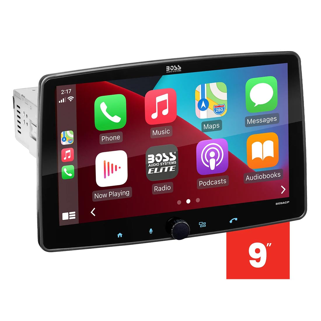 BOSS Audio BE9ACP 9" Floating Mechless Touchscreen Digital Multimedia Receiver (does not play discs)