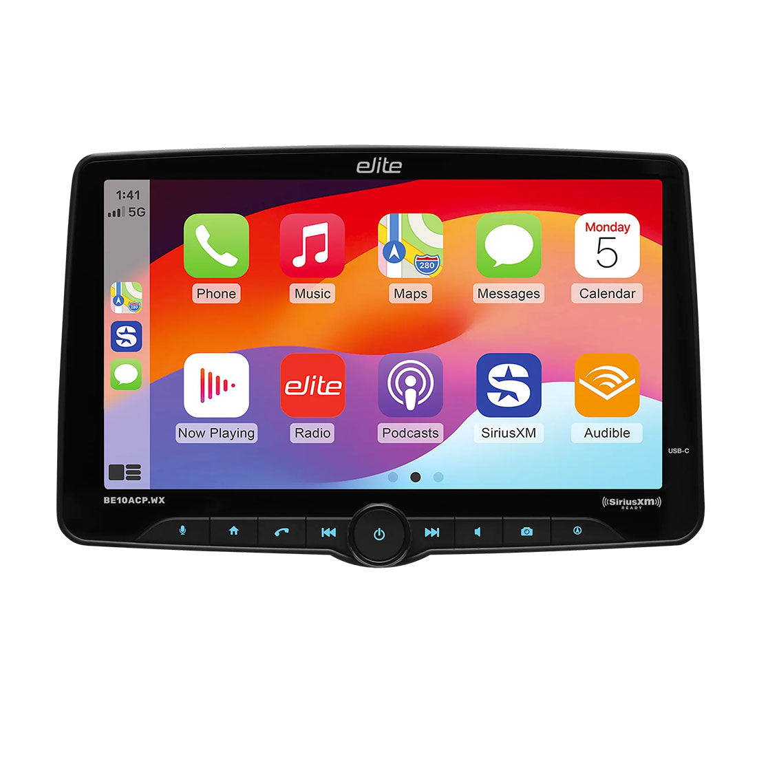 Boss Audio BE10ACP.WX_SXM 10" Single-Din Bluetooth Wireless Car Stereo