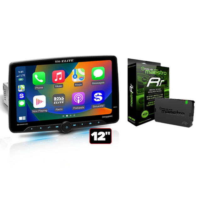 Boss Audio Elite BE12ACP.WX Digital Multimedia Receiver | iDatalink Maestro RR Interface Module -Bundle (BE12ACP.WX_MRR)