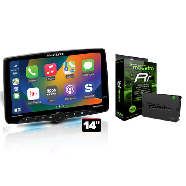 Boss Audio Elite BE14ACP.WX Digital Multimedia Receiver | iDatalink Maestro RR Interface Module -Bundle (BE14ACP.WX_MRR)