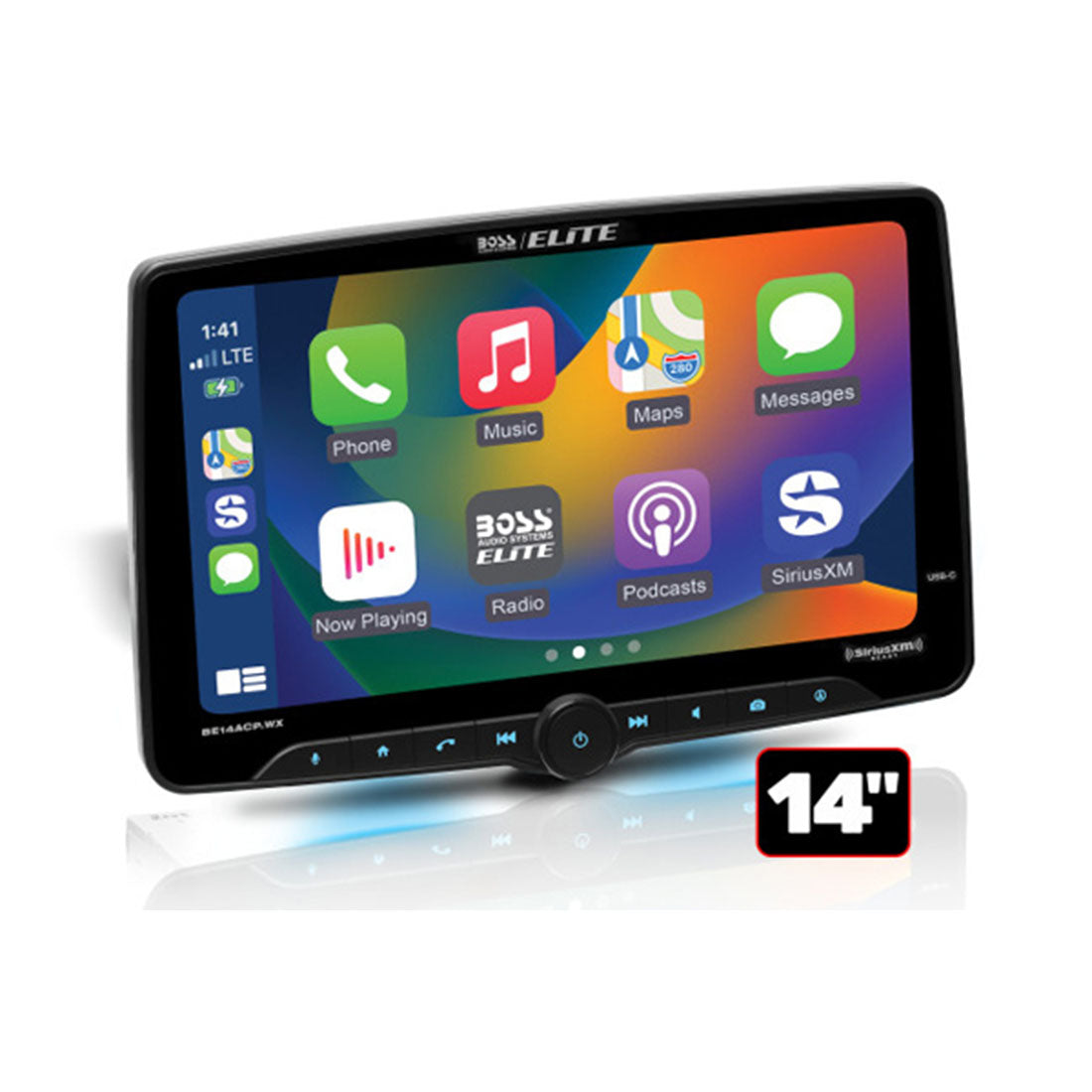 Boss Audio Elite BE14ACP.WX Digital Multimedia Receiver | iDatalink Maestro RR Interface Module -Bundle (BE14ACP.WX_MRR)