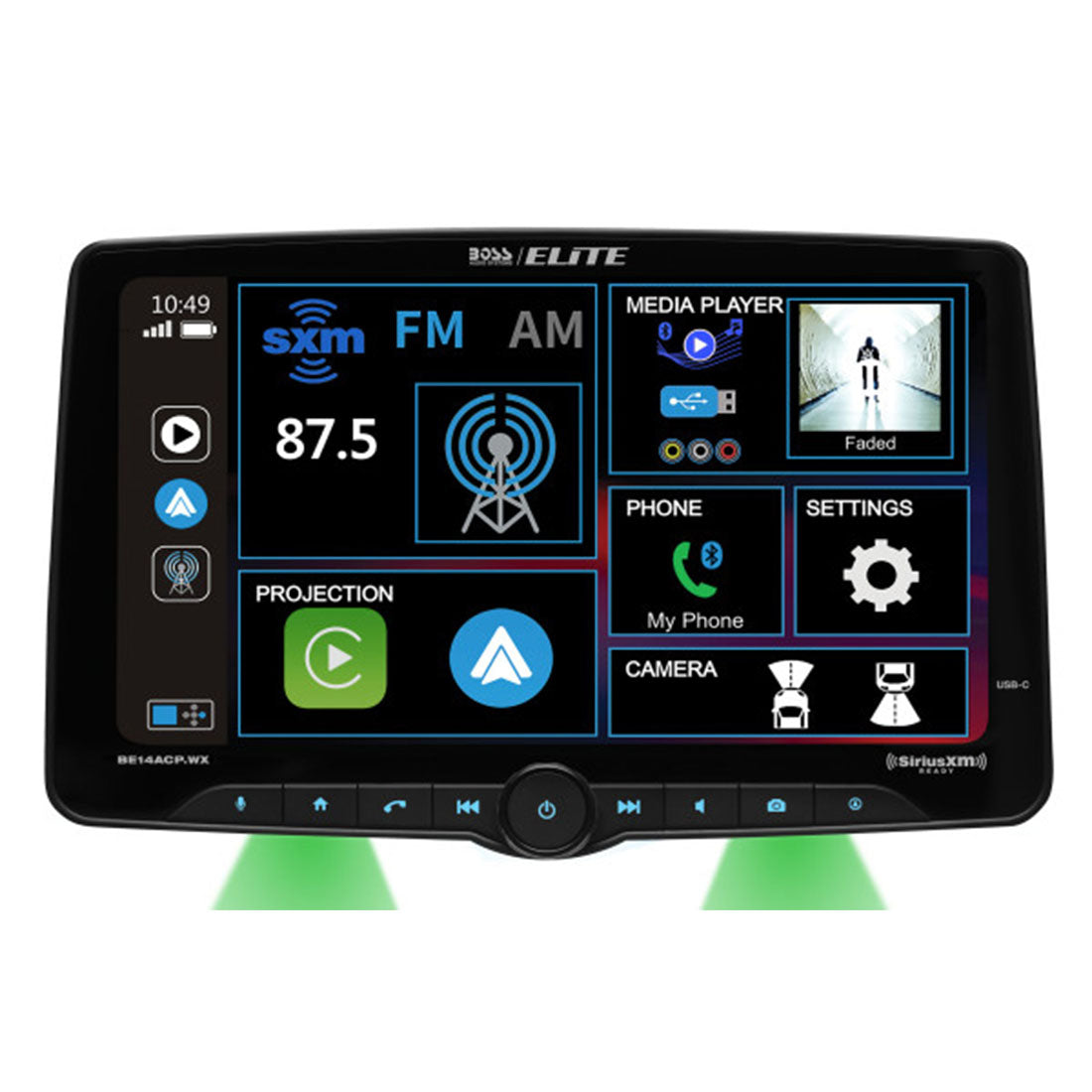 Boss Audio Elite BE14ACP.WX Digital Multimedia Receiver | iDatalink Maestro RR Interface Module -Bundle (BE14ACP.WX_MRR)