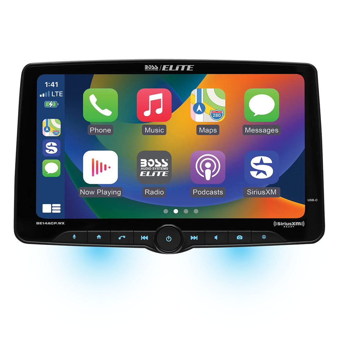 Boss Audio Elite BE14ACP.WX Digital Multimedia Receiver | Sirius XM Tuner - Bundle (BE14ACP.WX_SXM)