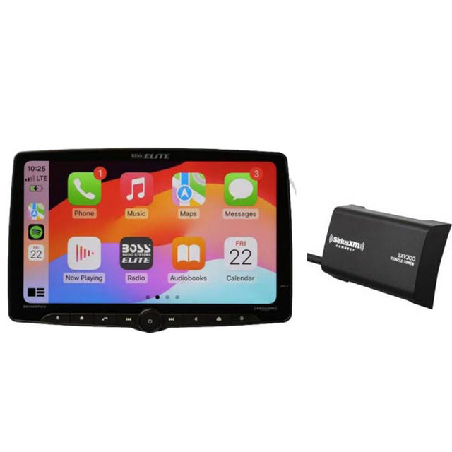 Boss Audio Elite BE14ACP.WX Digital Multimedia Receiver | Sirius XM Tuner - Bundle (BE14ACP.WX_SXM)
