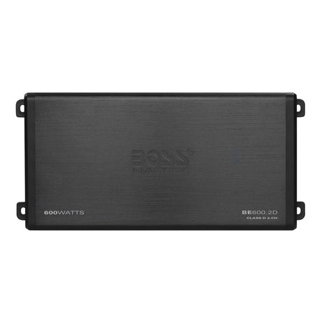 Boss Audio BE600.2D Mini Class D 2-Channel Amplifier with 2 x 225W RMS at 2 Ohms