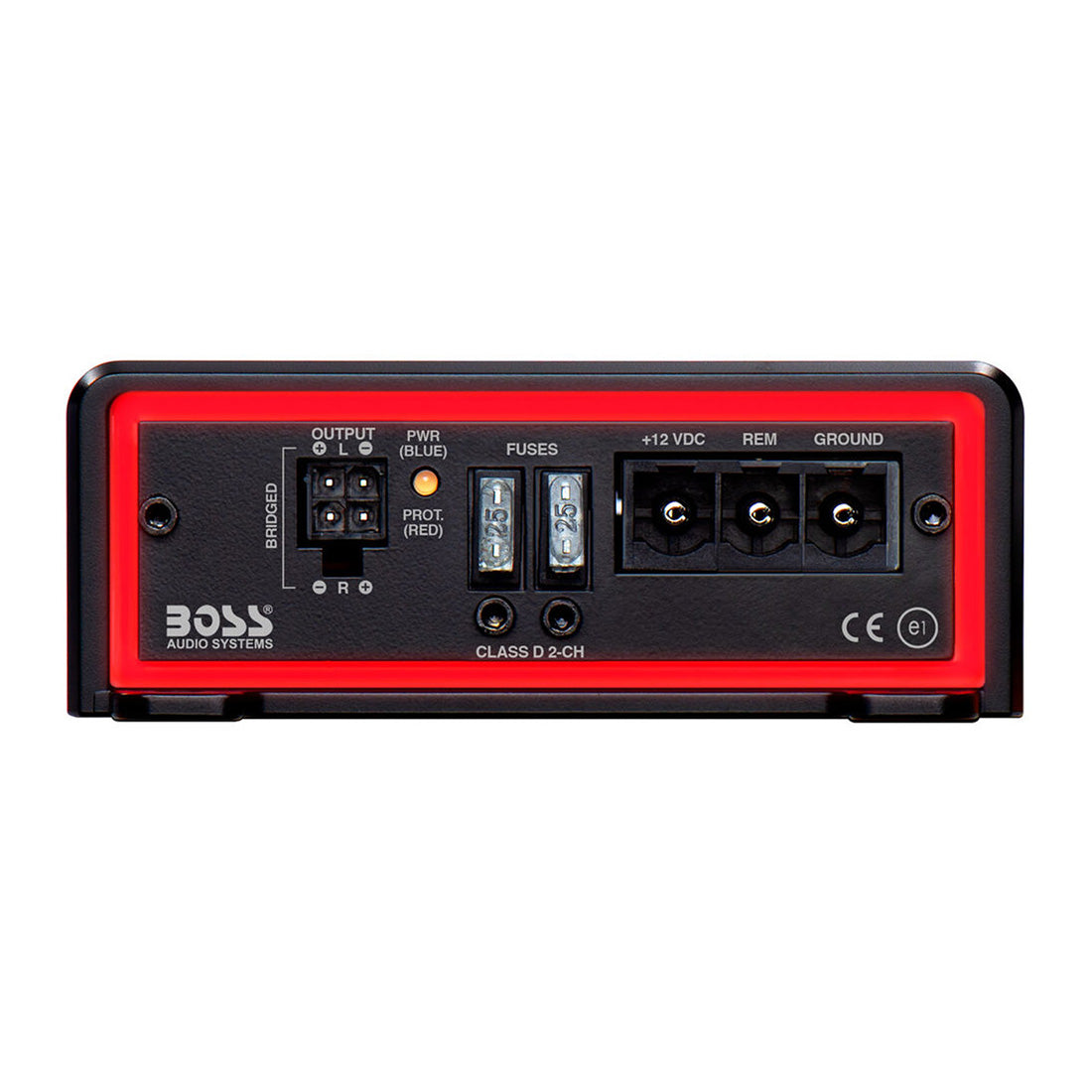 Boss Audio BE600.2D Mini Class D 2-Channel Amplifier with 2 x 225W RMS at 2 Ohms