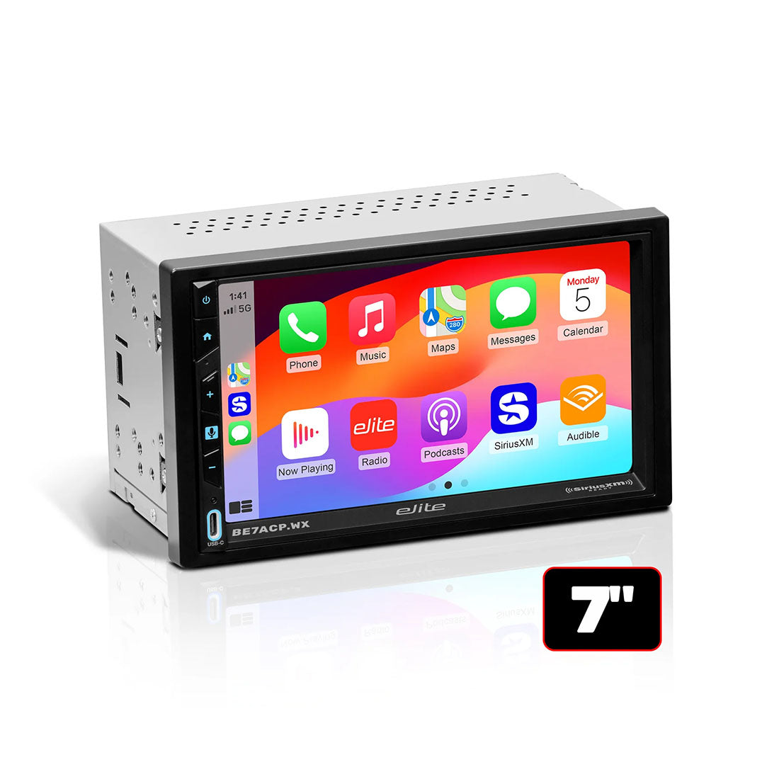 Boss Audio Elite BE7ACP.WX Digital Multimedia Receiver | Sirius XM Tuner - Bundle (BE7ACP.WX_SXM)